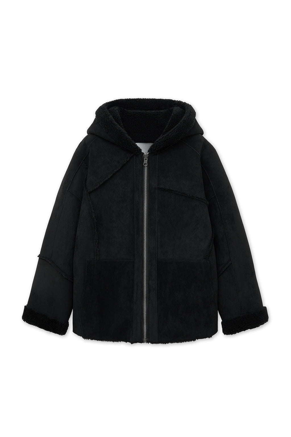 [matinkim] REVERSIBLE HOODY MUSTANG IN BLACK