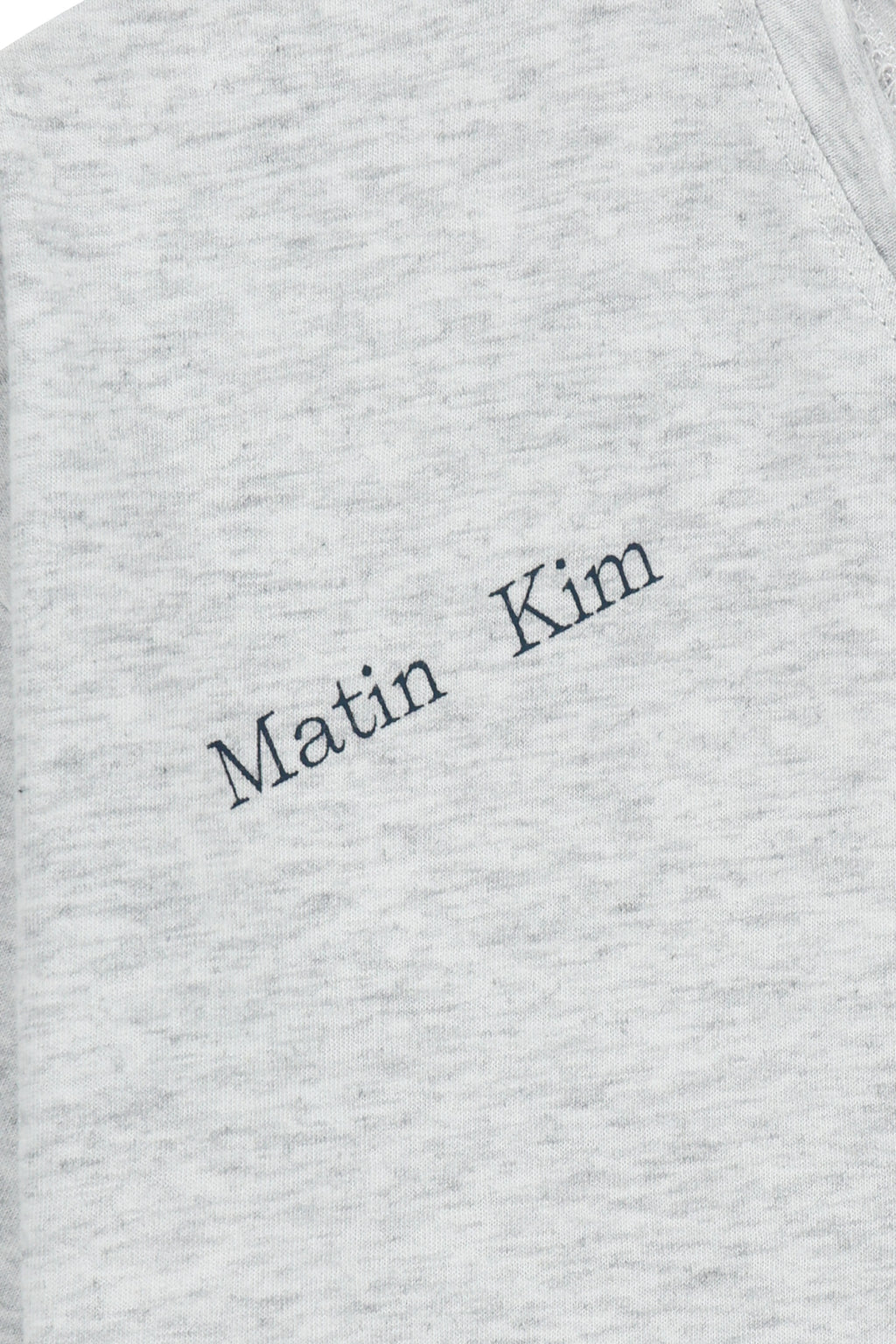 Matinkim Asymmetric Off Shoulder Top IN Light Grey