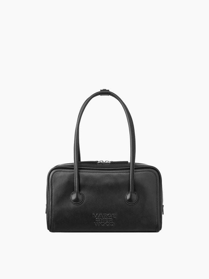 Margesherwood Soft Boston Small mono black plain