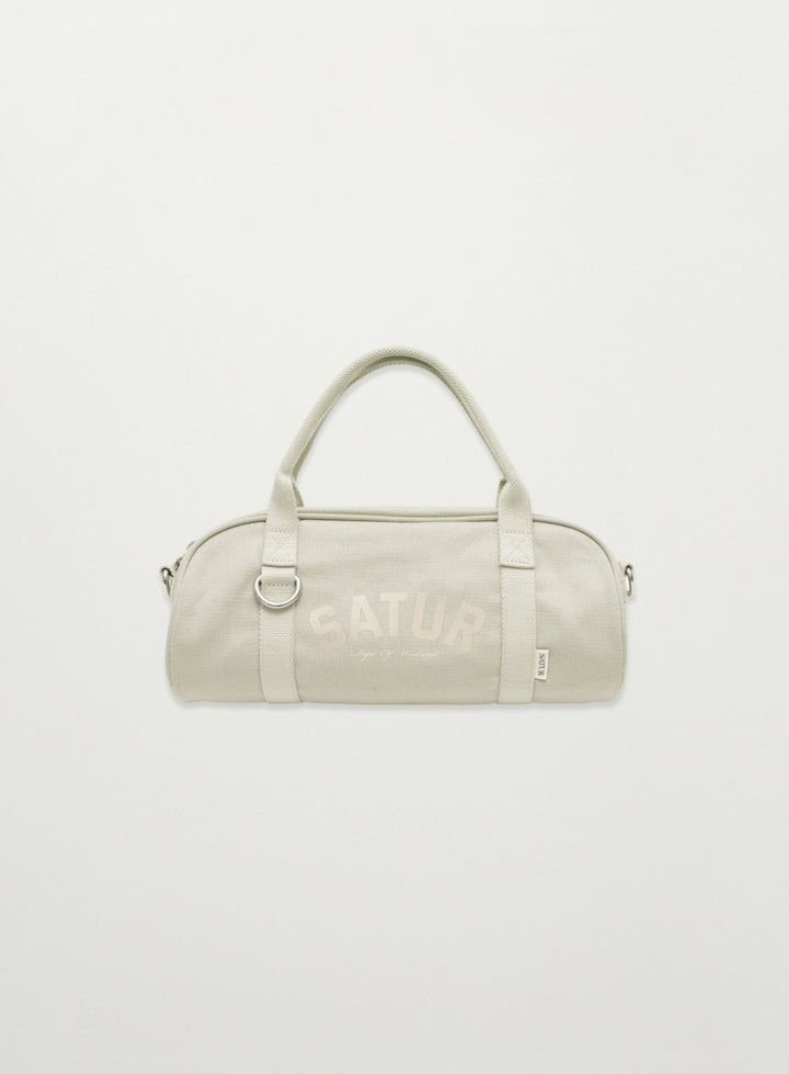 Satur Canvas Mini Duffle Bag - Light Khaki