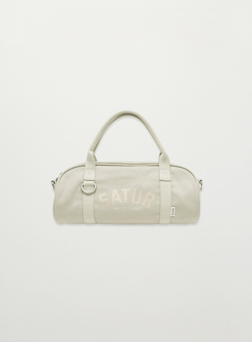 Satur Canvas Mini Duffle Bag - Light Khaki