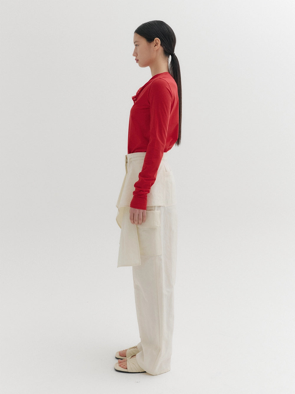 EENK Layered Pants - Ivory