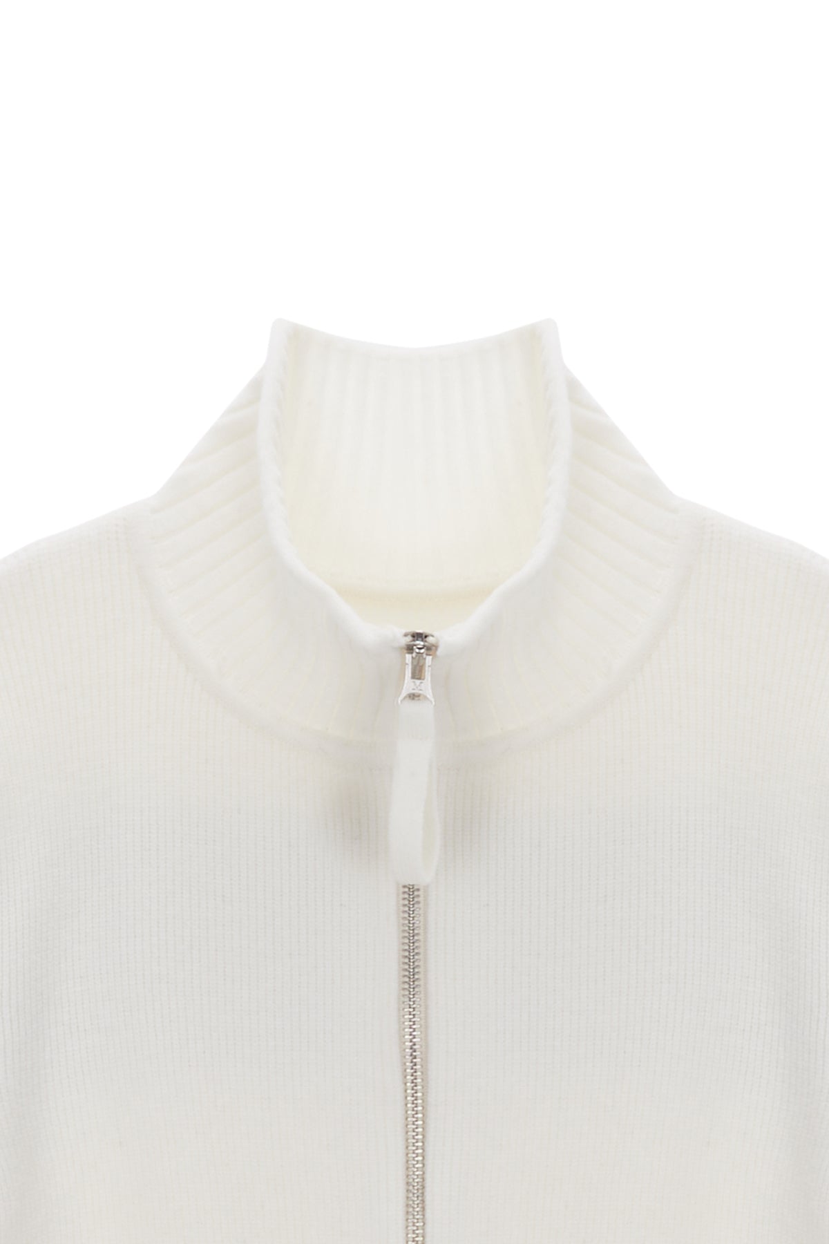 [matinkim] SPELL POINT STRIPE WOOL BLENDED KNIT CARDIGAN IN IVORY