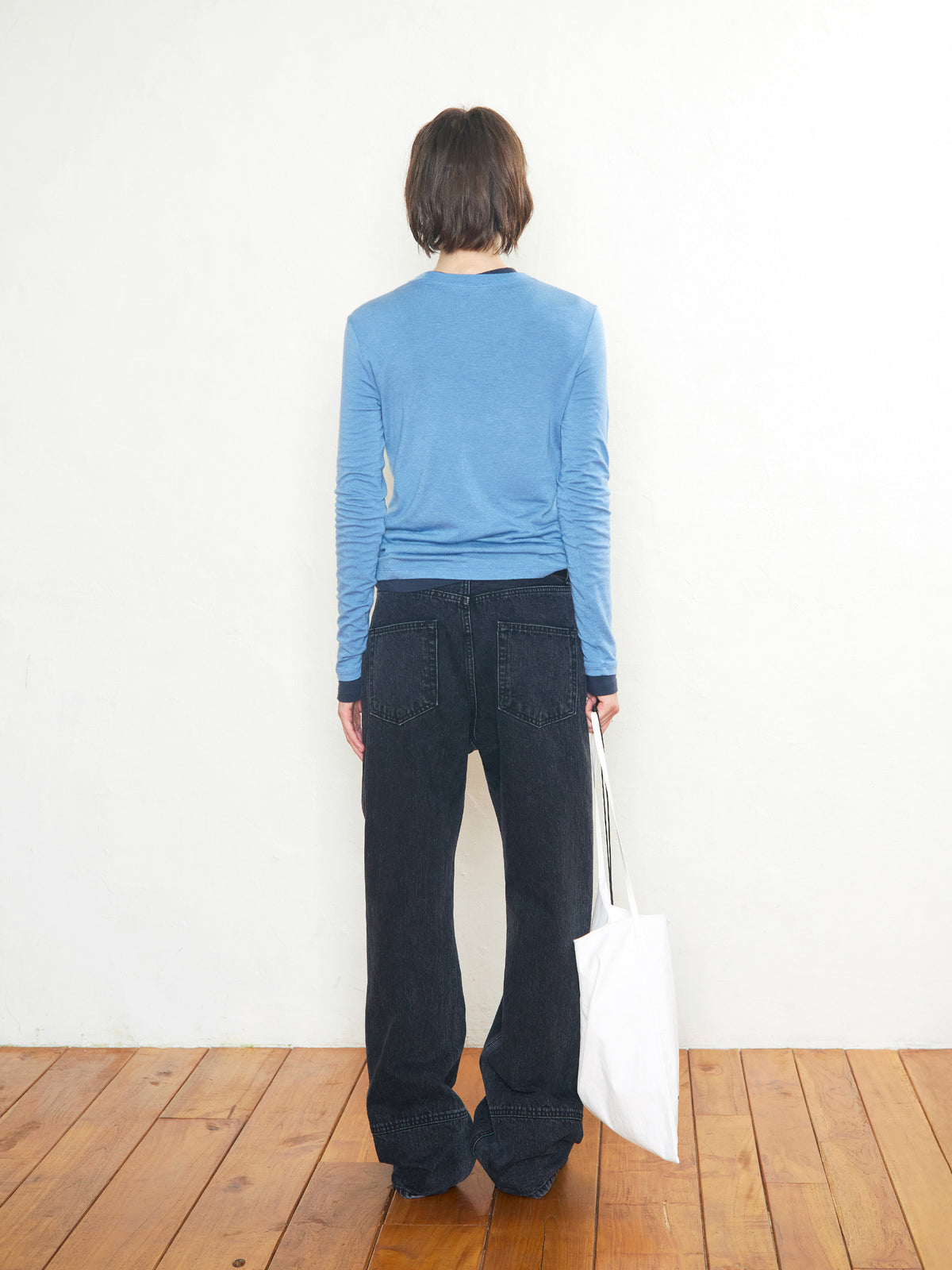 Low Classic Lc Wool Jersey T-Shirt Blue