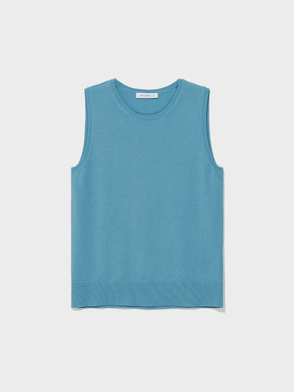 Low Classic Wool Cash Blend Knit Sleeveless Mint Blue