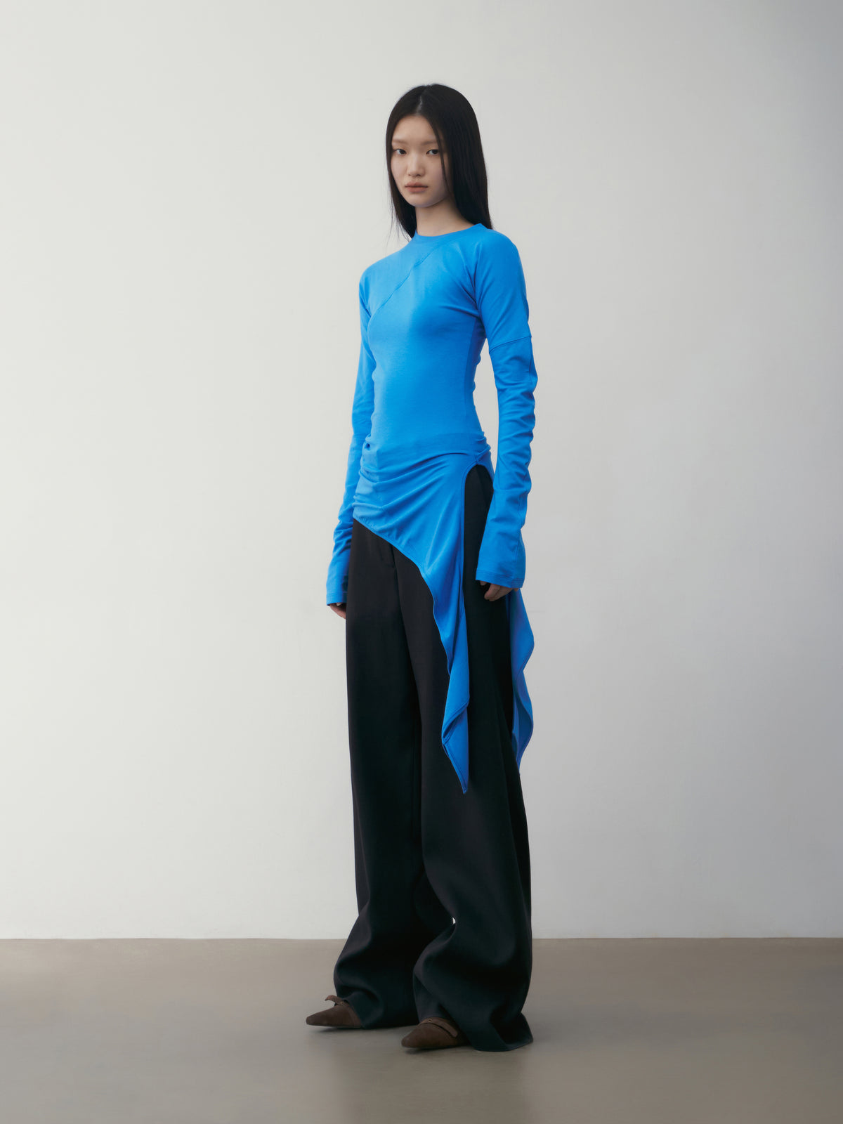 Low Classic LC Wrap T-Shirt Blue