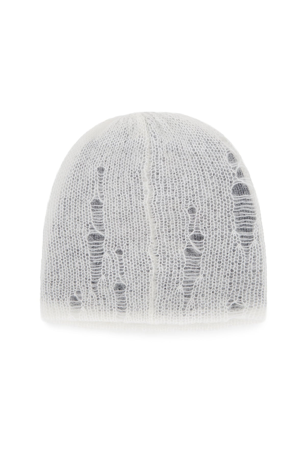 [matinkim] VINTAGE LAYER KNIT BEANIE IN IVORY