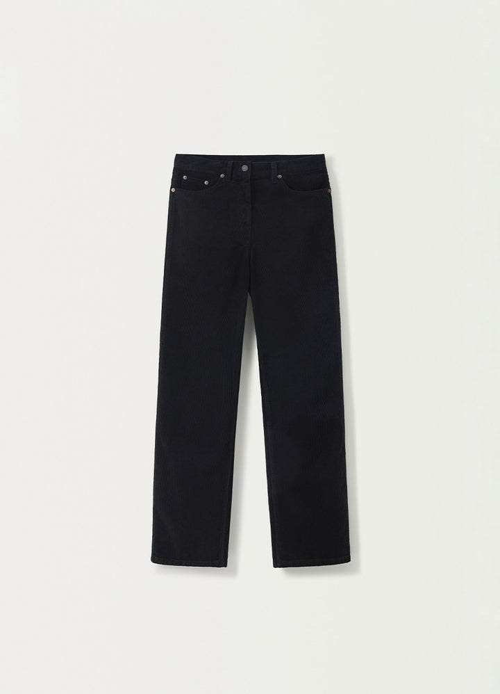 Nothing Written Cocoon corduroy pants (Black)