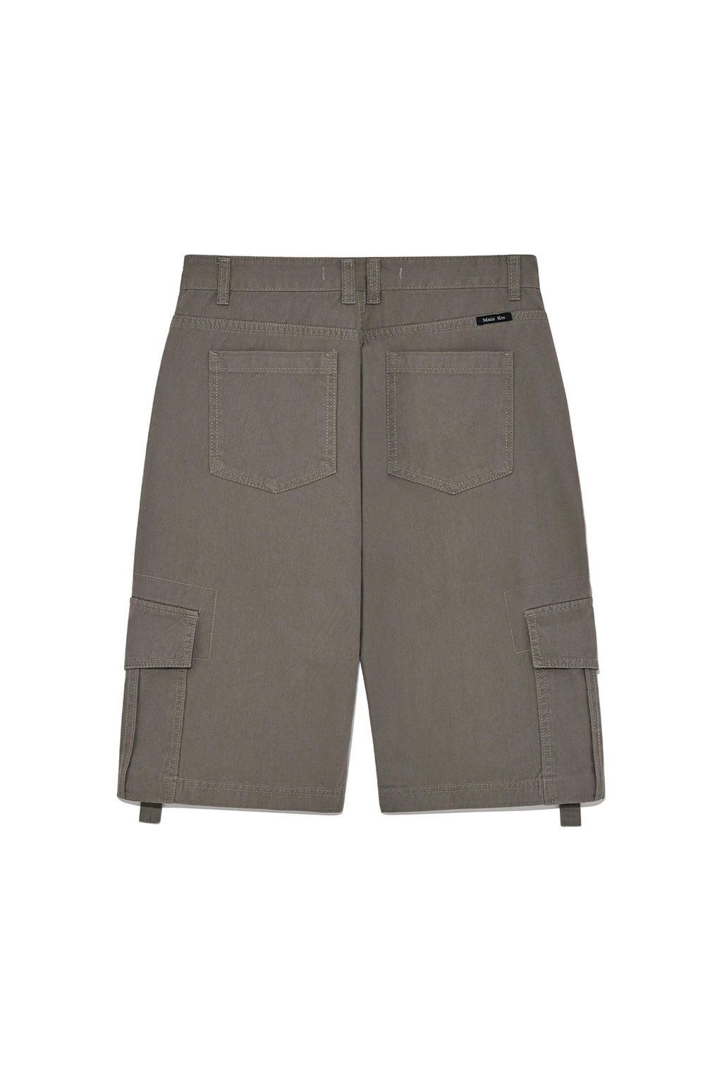 [matinkim] SEMI SLIMFIT BERMUDA PANTS IN KHAKI