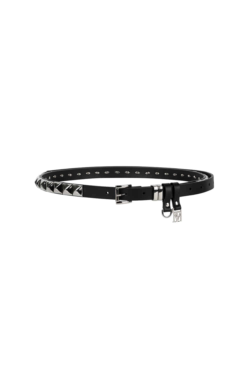 Treemingbird Square Studed Belt Black