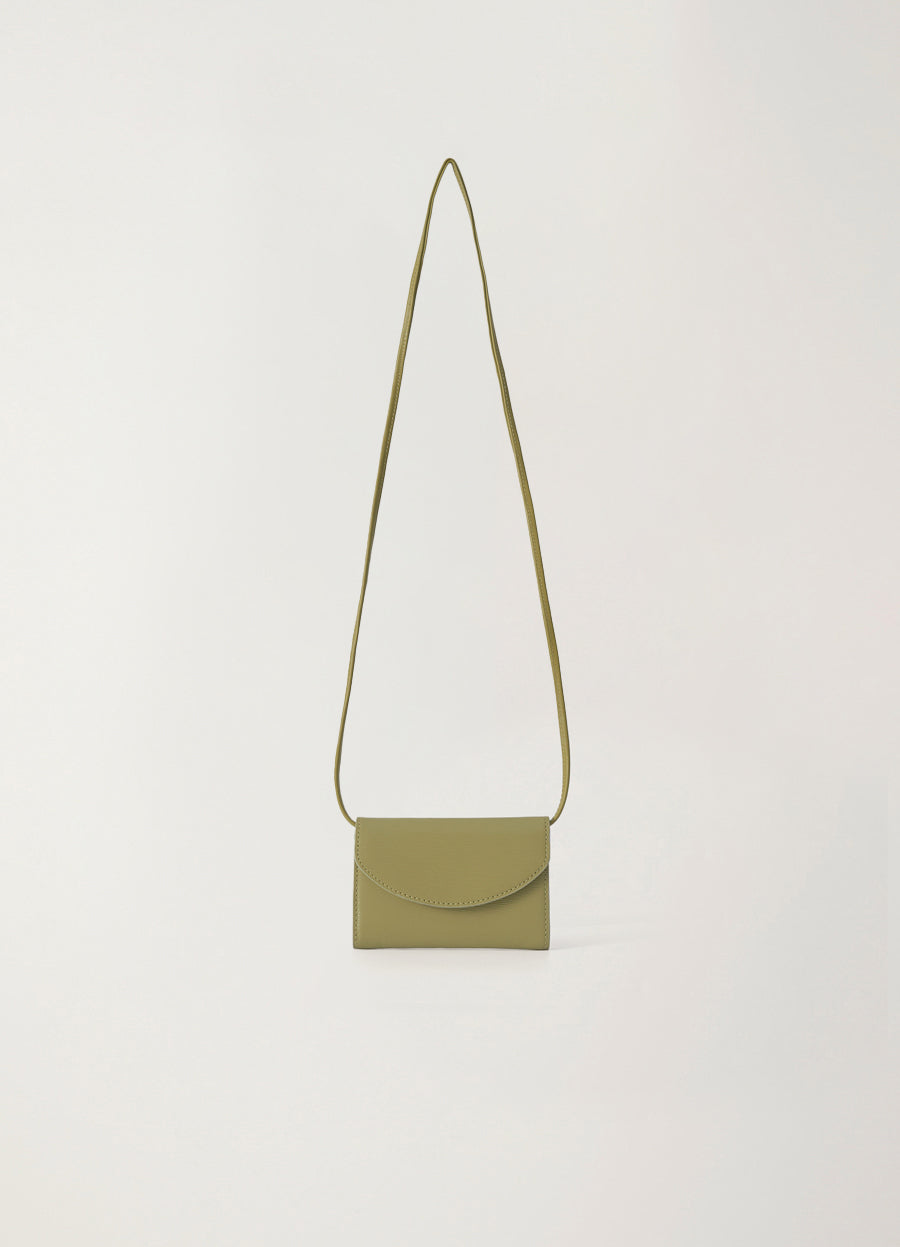 Nothing Written Leather card holder (Olive)
