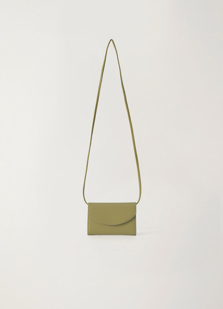 Nothing Written Leather card holder (Olive)
