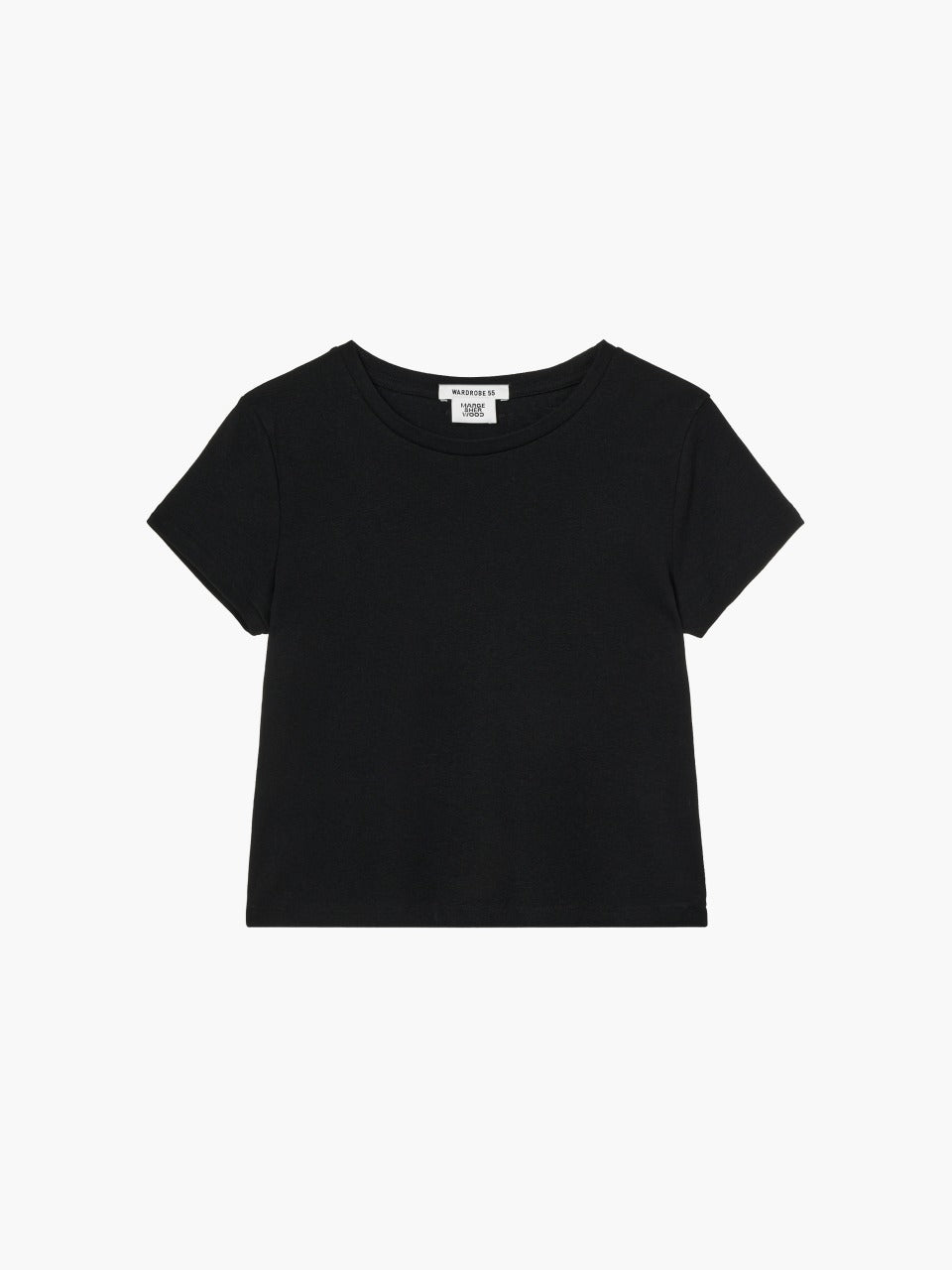 Margesherwood Washed Half T-Shirt black