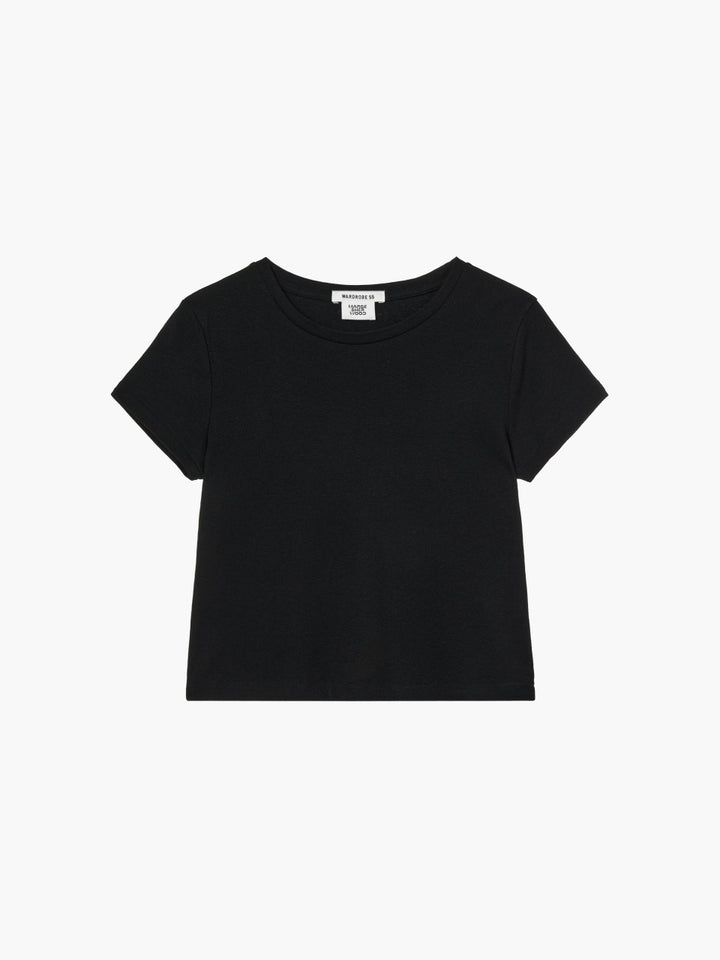 Margesherwood Washed Half T-Shirt black