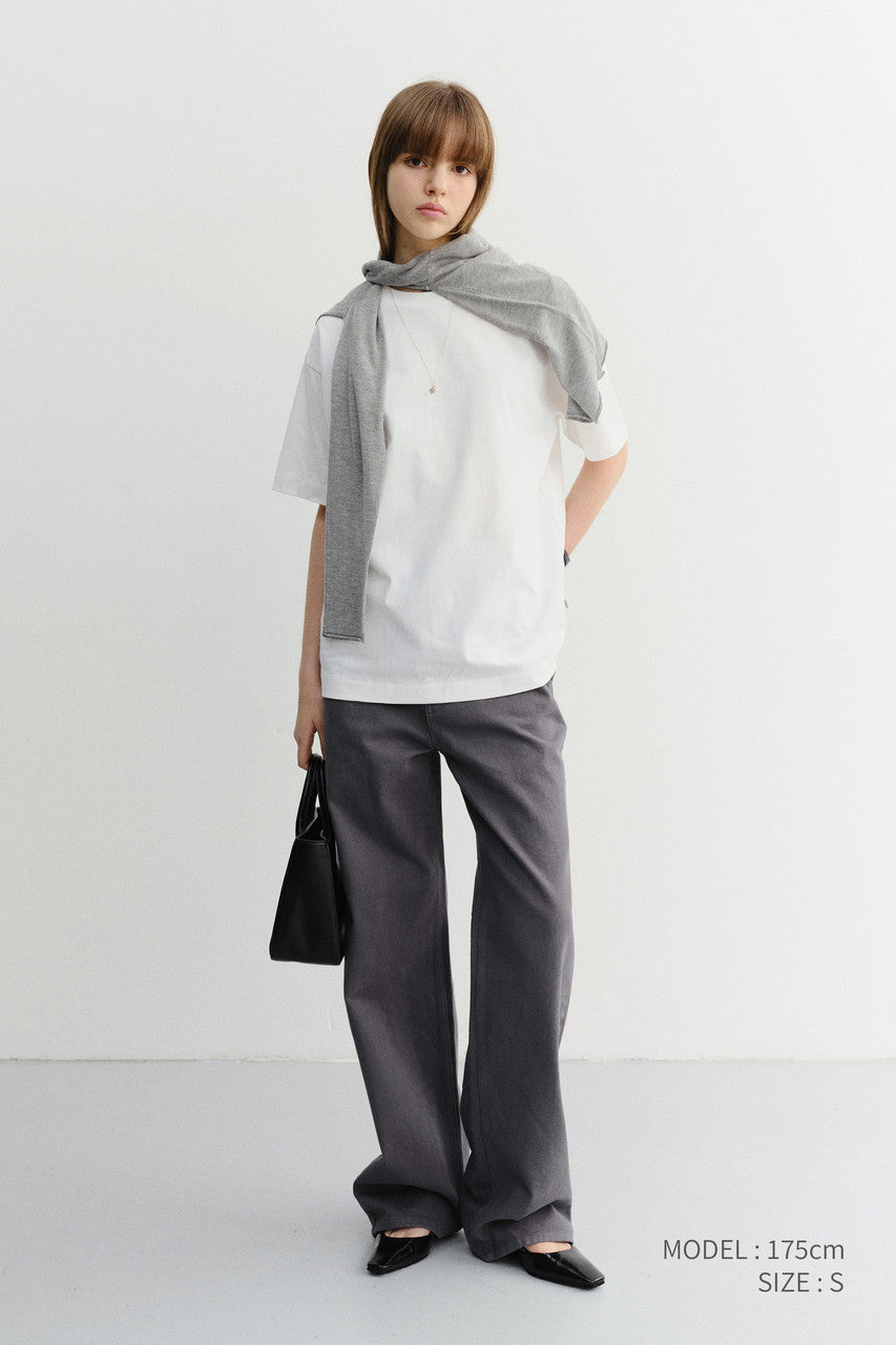 Dunst Unisex Essential Loose T-Shirt Off White