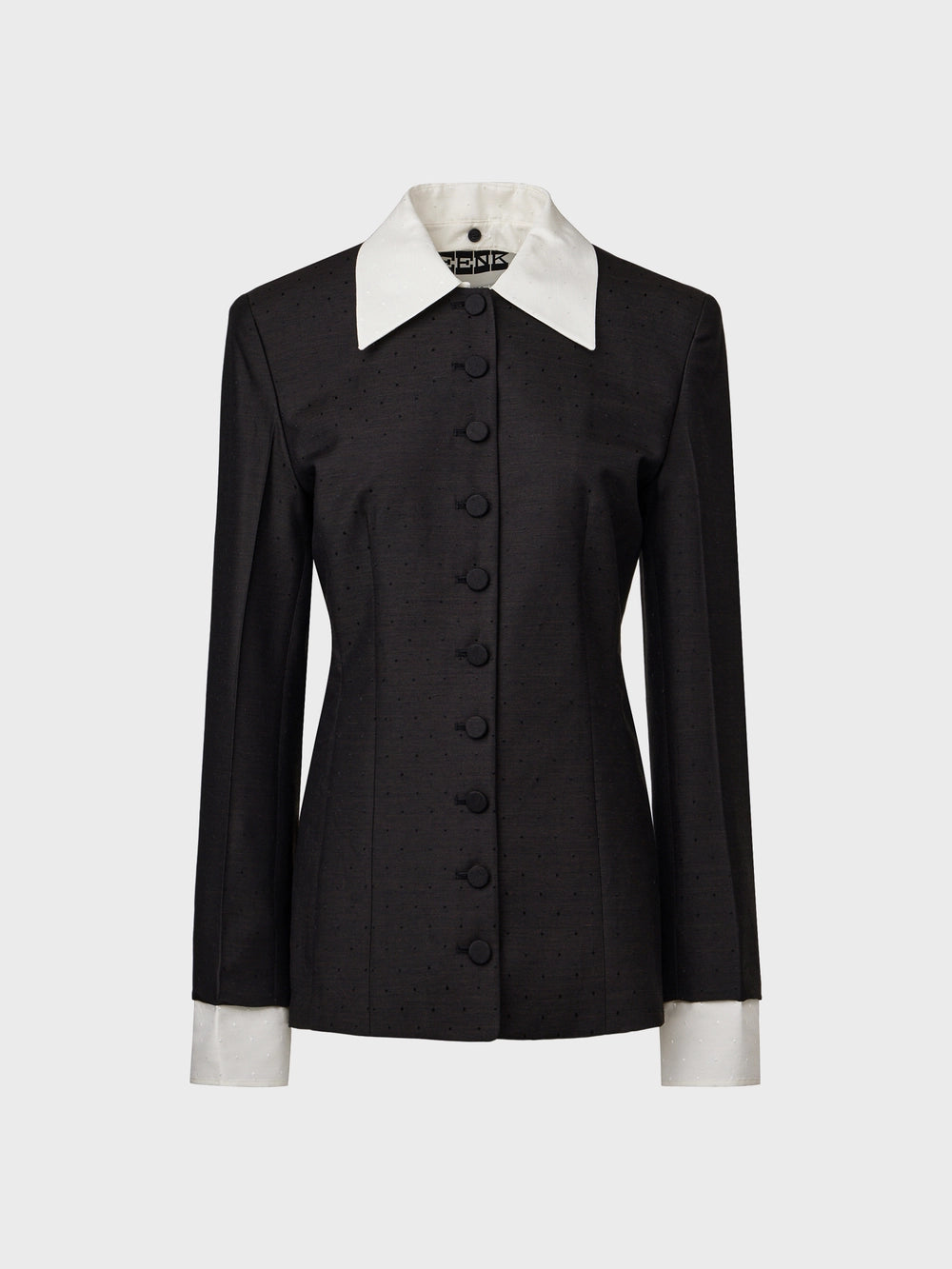 EENK Convertible Collar Jacket - Black