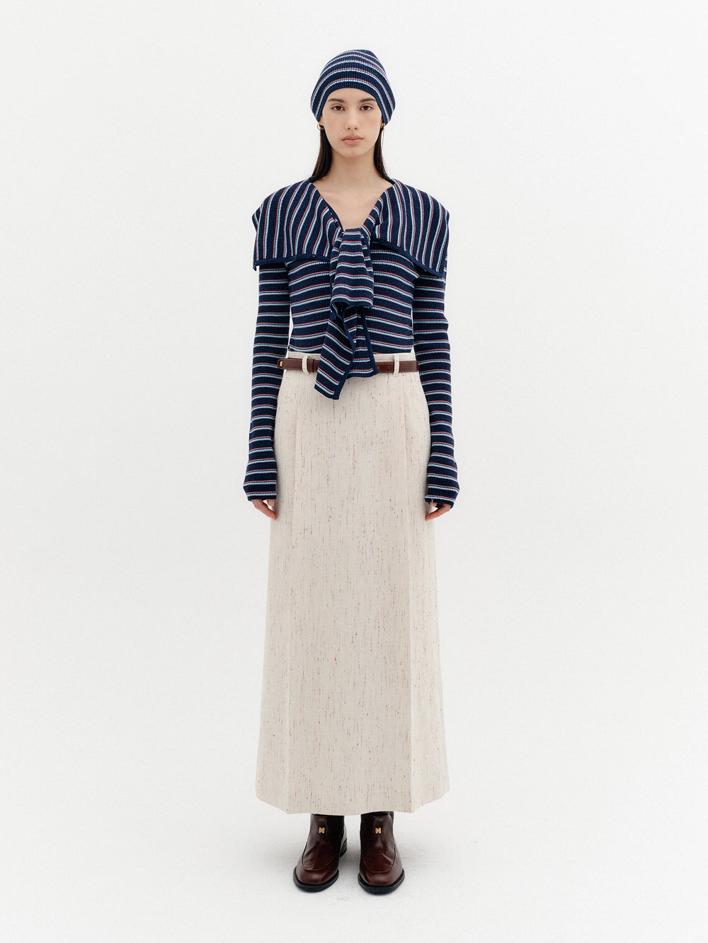 EENK Multi-Way Button Cardigan - Navy