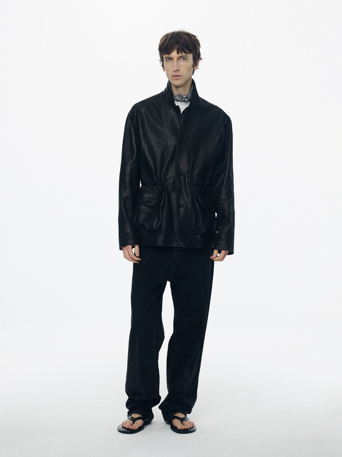 Nothing Written Arden leather jacket (Black, M)