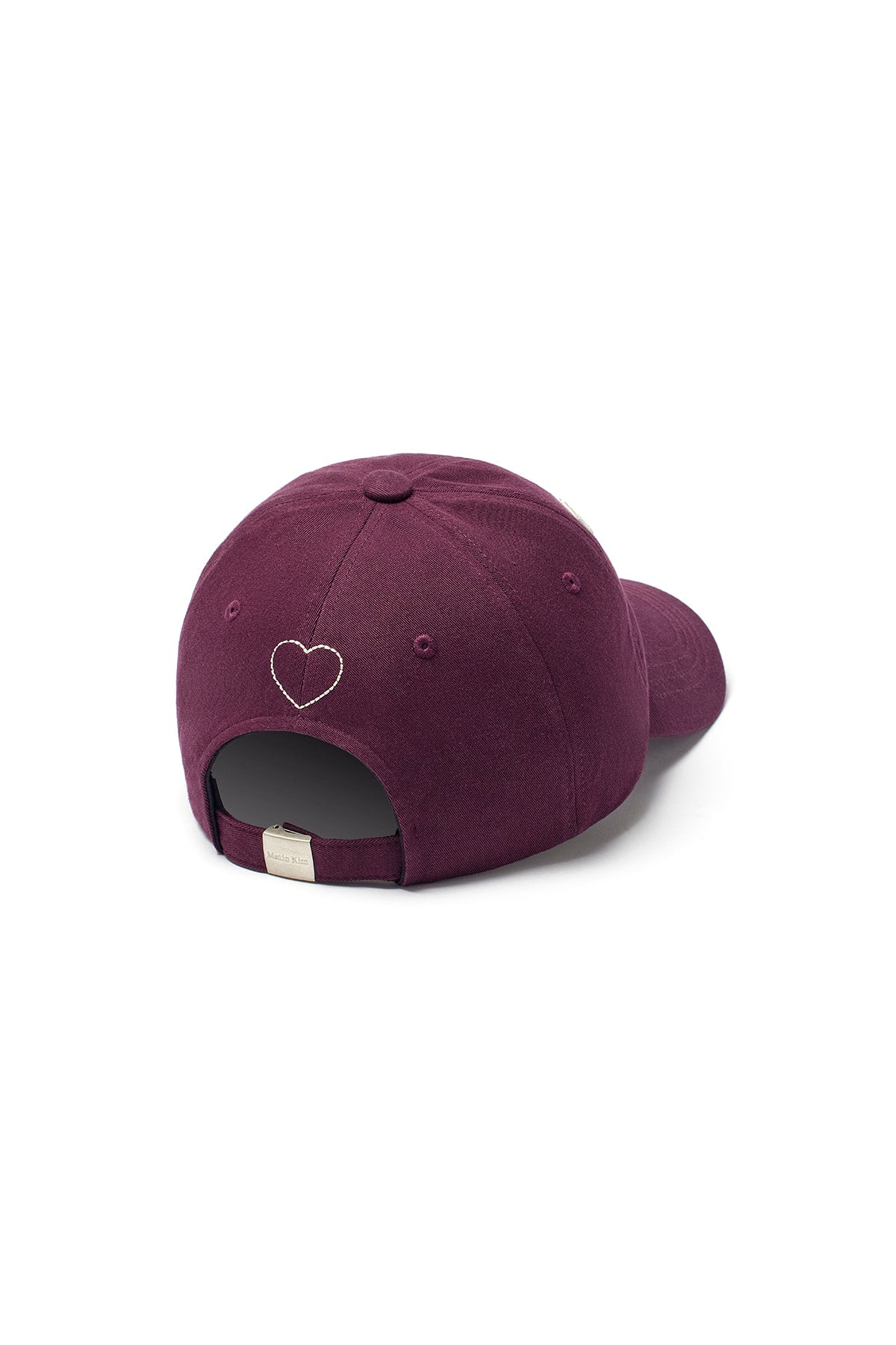 [matinkim] FOR LOVERS LOGO POINT BALL CAP IN BURGUNDY