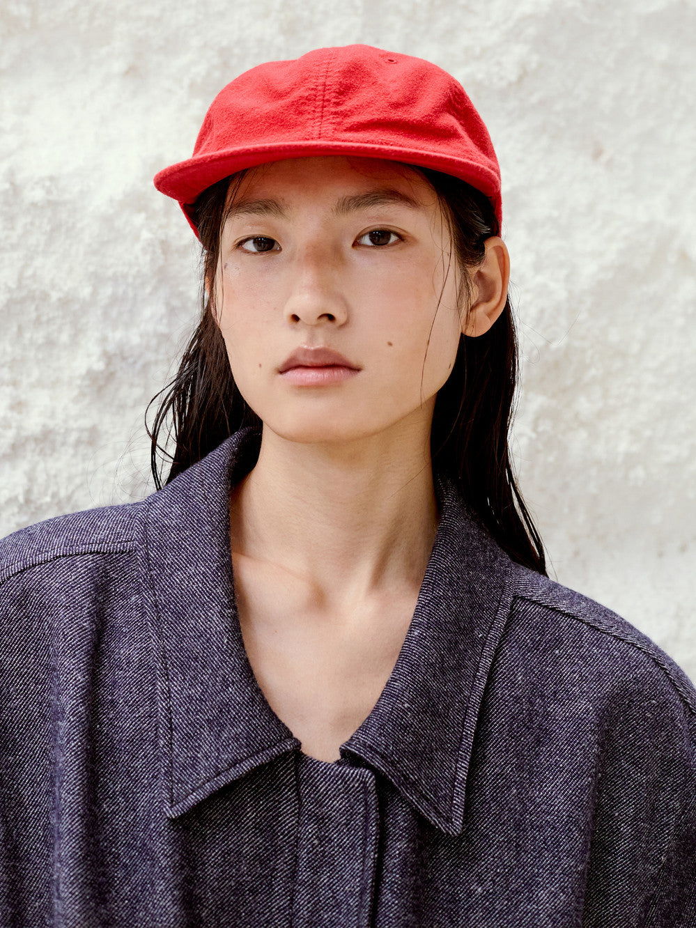 [Low Classic] Moleskin Cap_Red