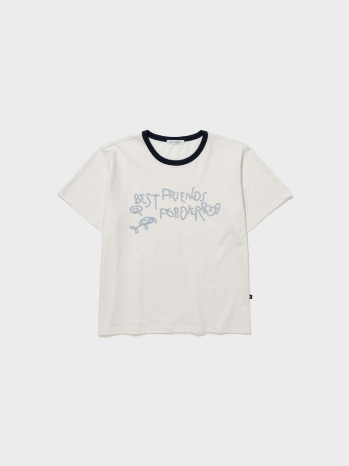 Low Classic Lc Bff Tee Ivory