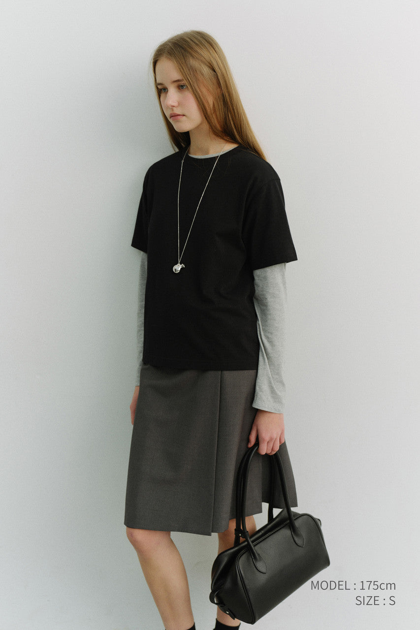 Dunst Unisex Loose T-Shirt Black