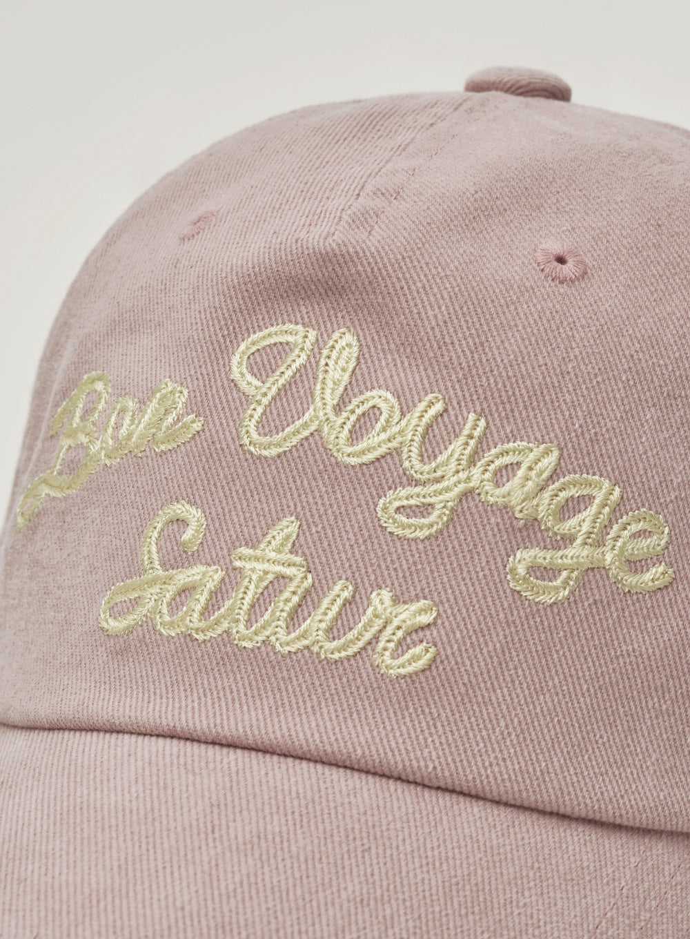 [satur] Bon Voyage 5 Panel Ball Cap - Pink