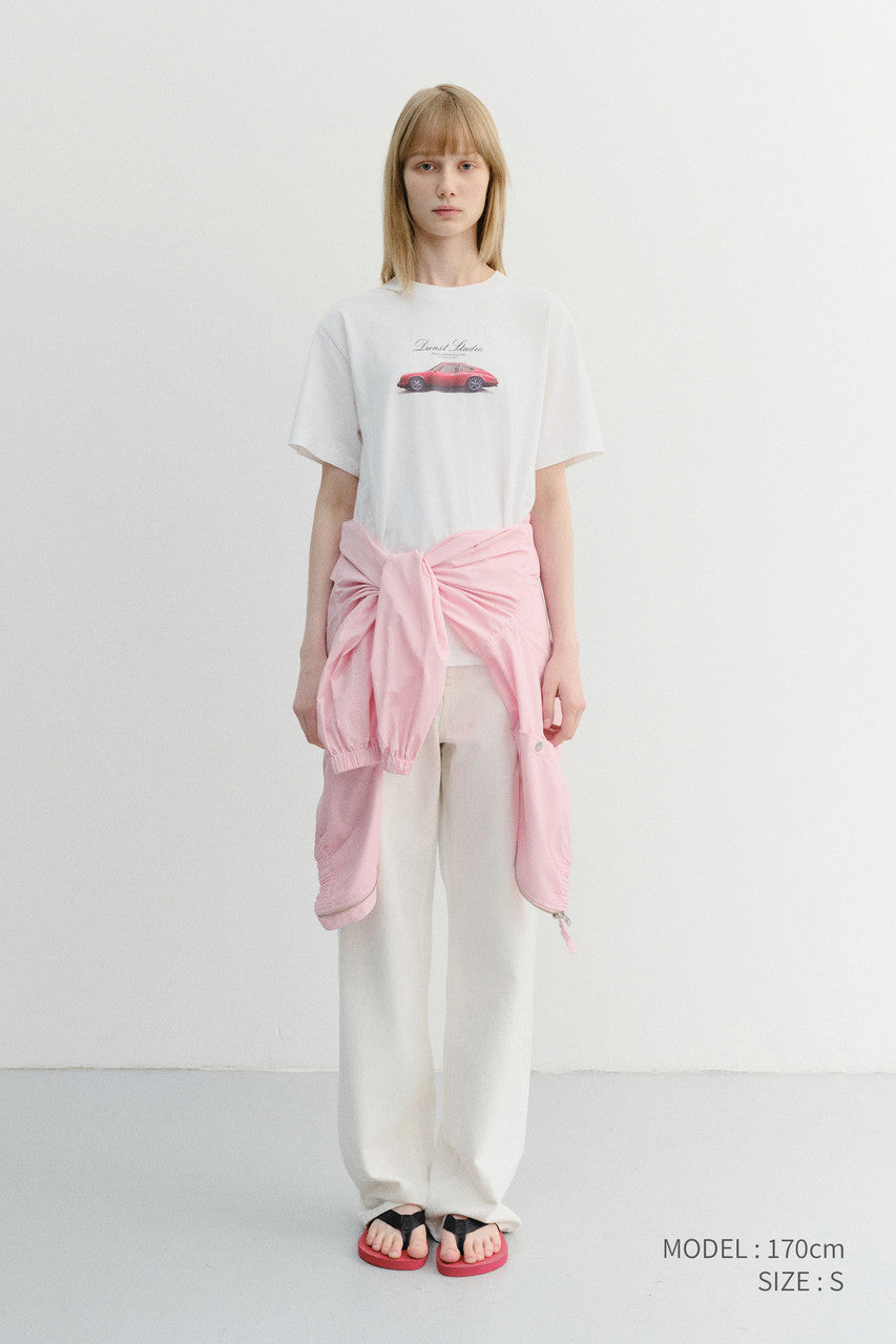Dunst Unisex Summer Holiday Car T-Shirt Off White