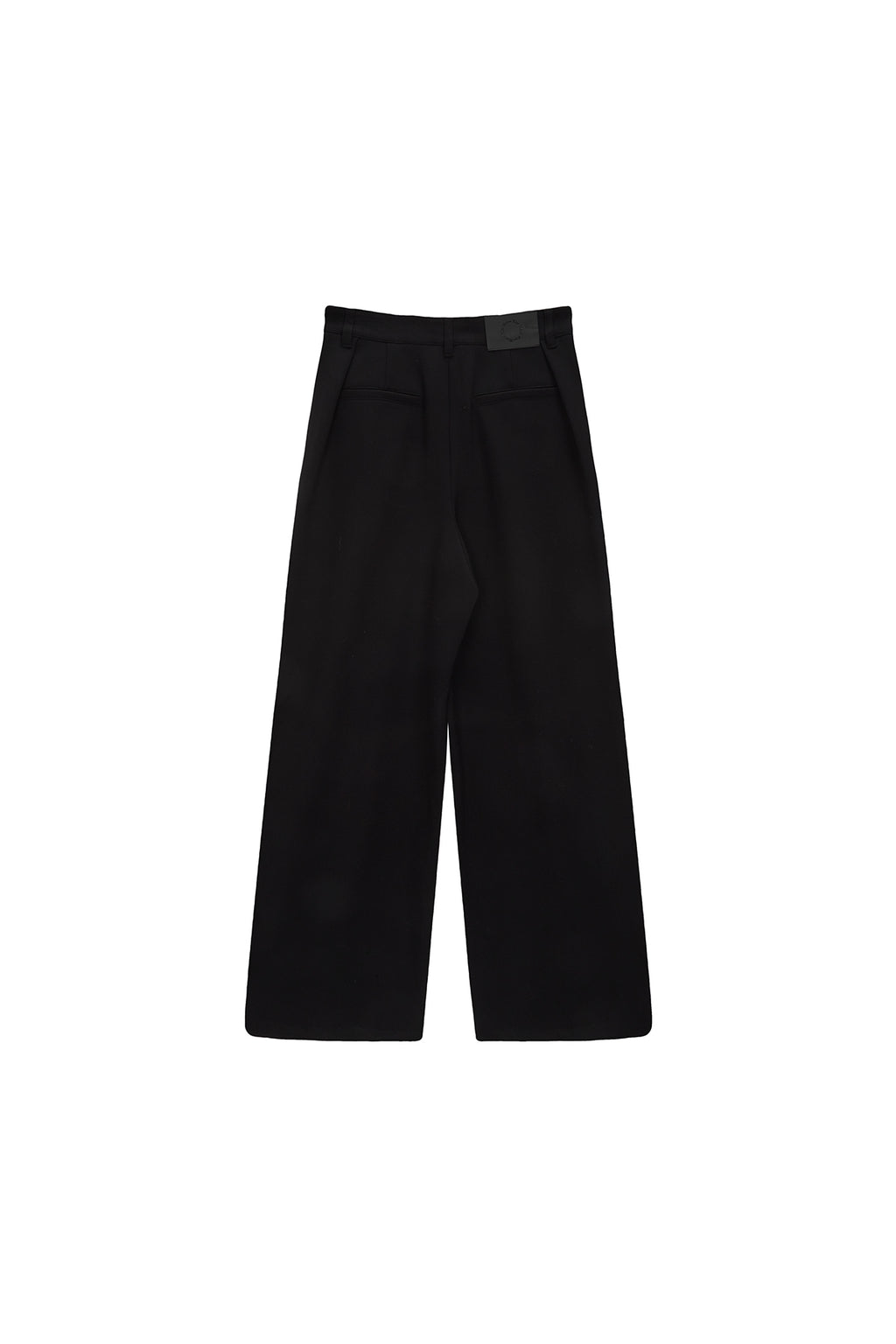 [matinkim] TUCK POCKET POINT WIDE PANTS IN BLACK