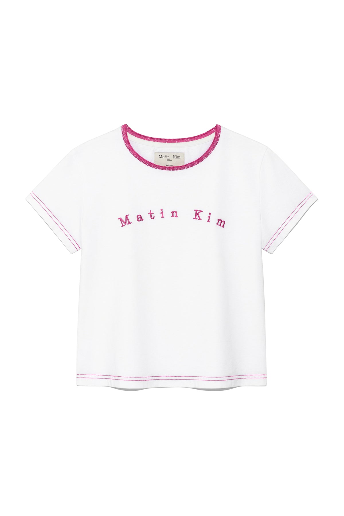 Matinkim Color Point Arch Logo Top IN White