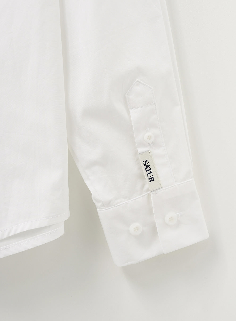[satur] (W) Loren Apero Classic Shirt - White