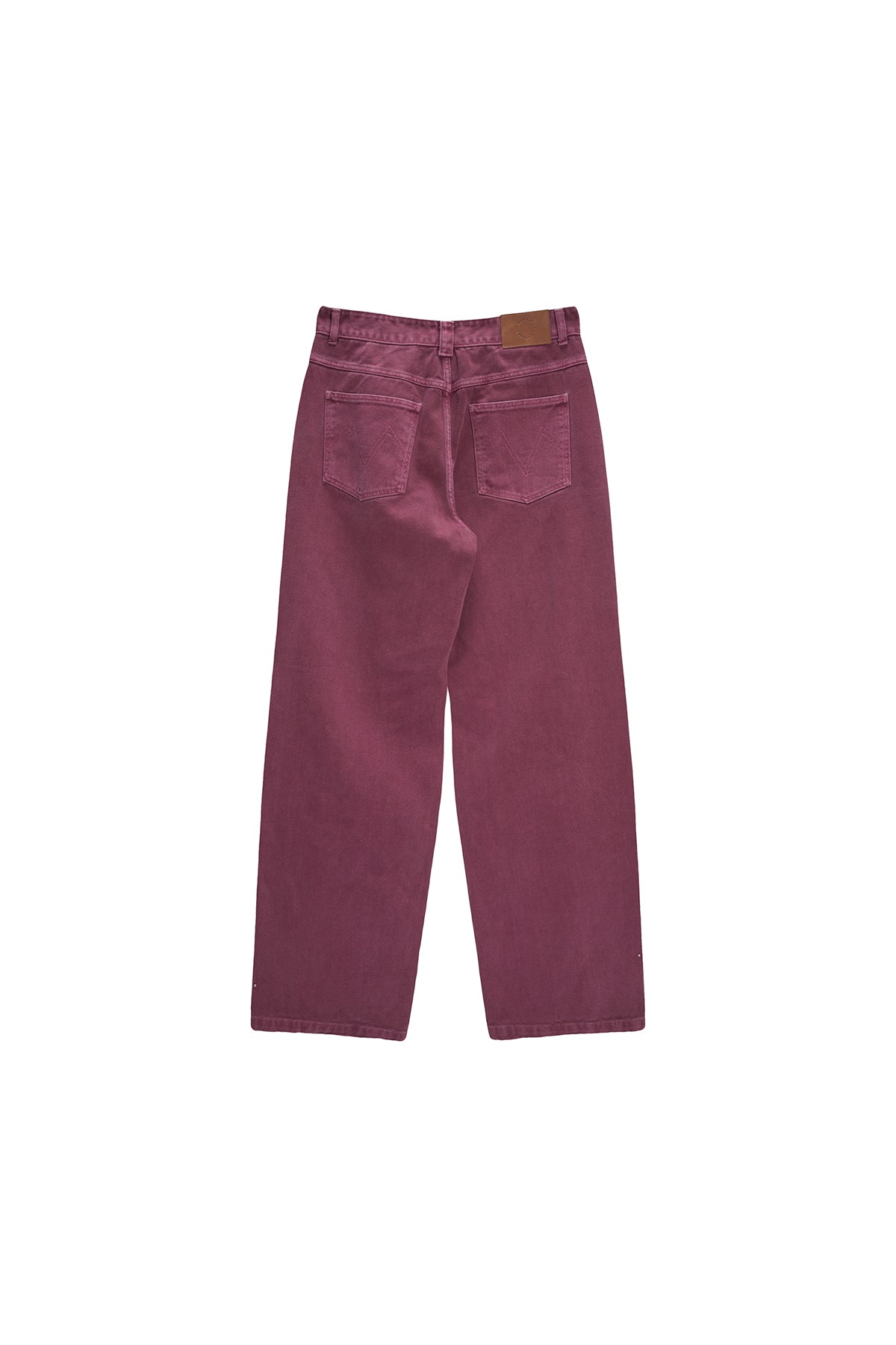 [matinkim] SIDE POINT COLOR DENIM PANTS FOR MEN IN PINK