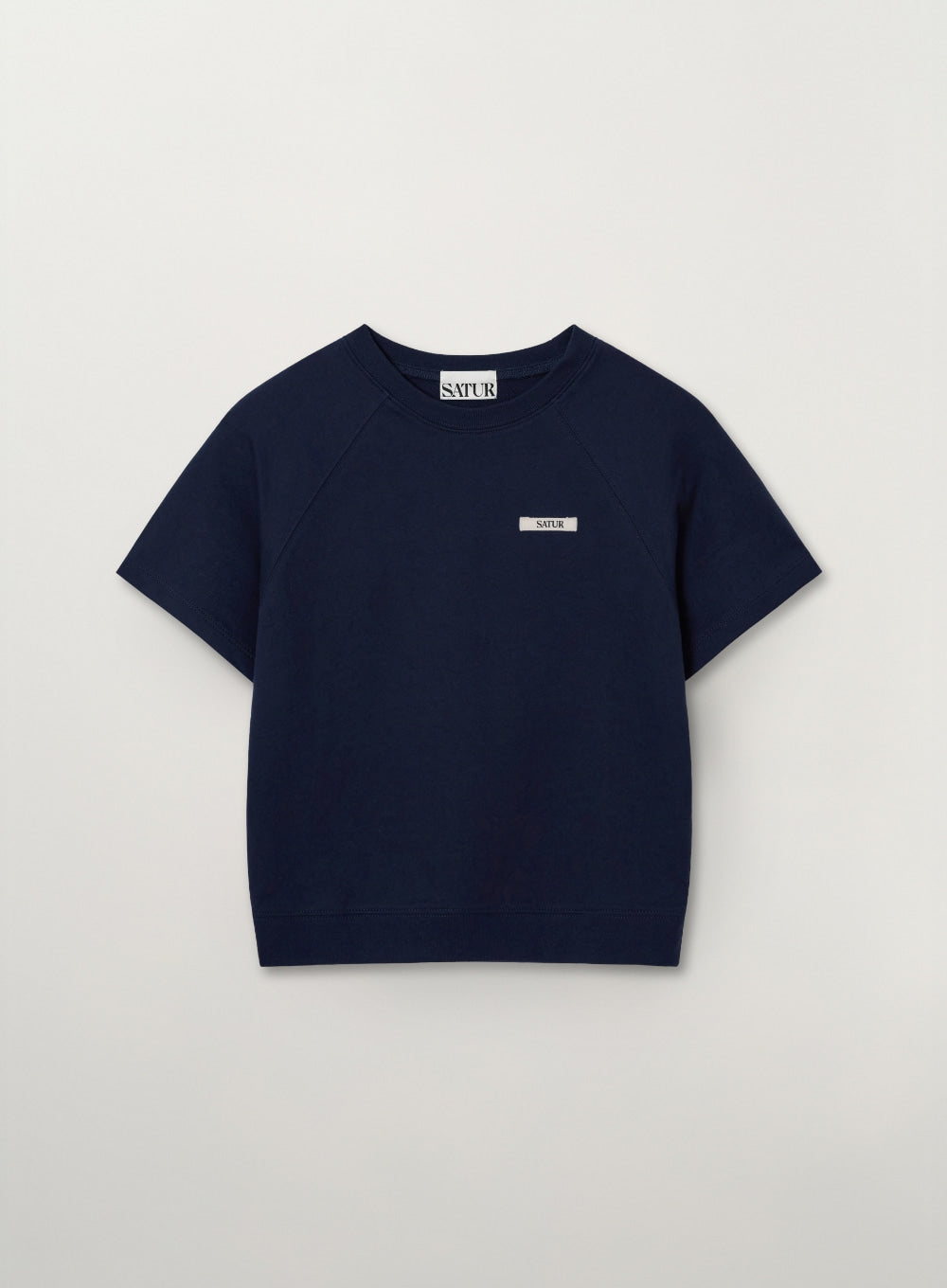 Satur (W) Basic Half Sweatshirt - Navy