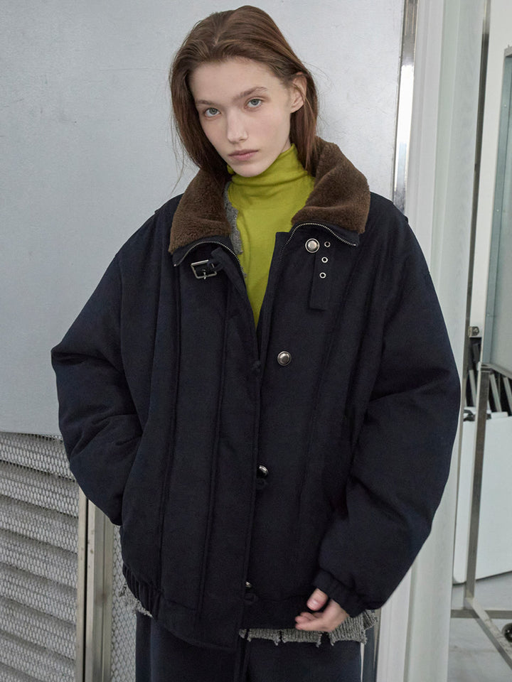 Raive Fur-collar Down Jumper
