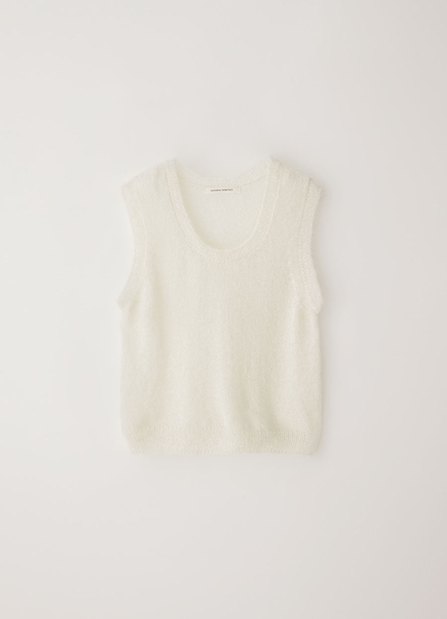 Nothing Written Carol u-neck vest (Ivory)
