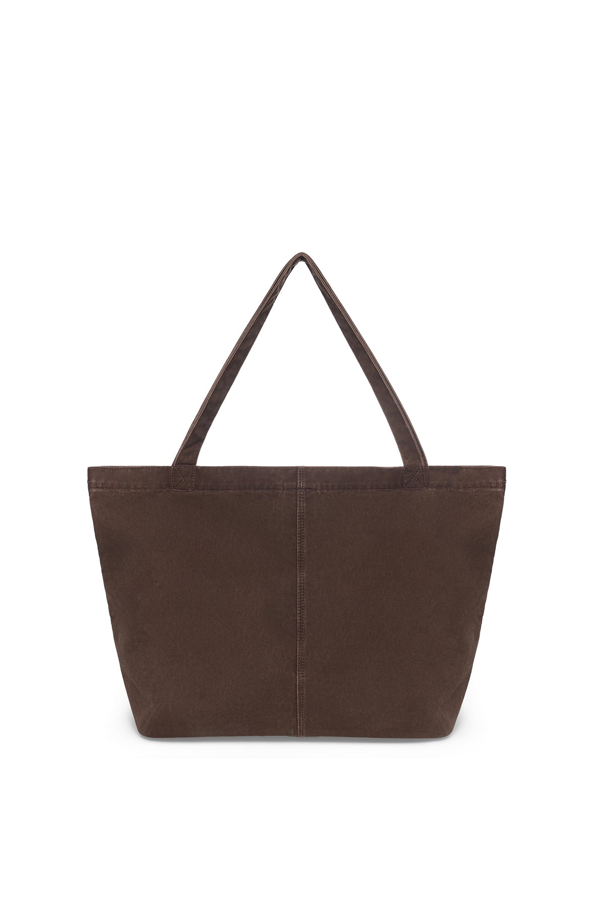 Matinkim Vintage Washed Cotton Shoulder Bag IN Brown