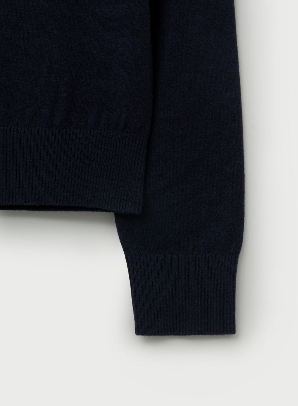 [satur] (W) Basic Polo Knit - Navy