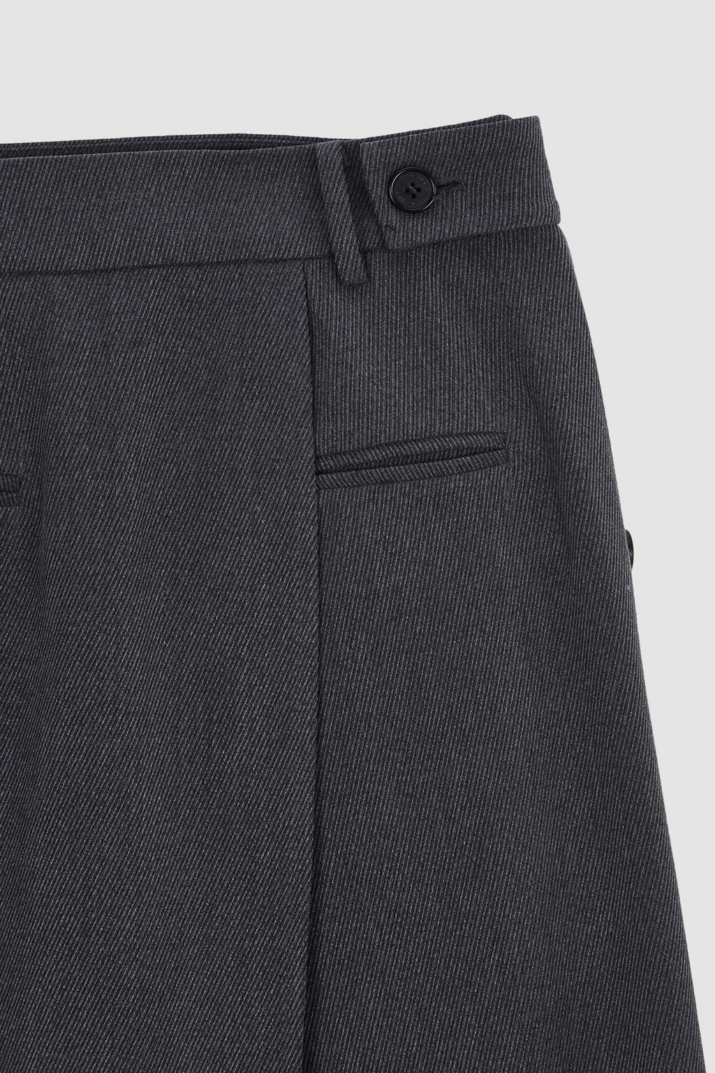 Matinkim Skirt Wrap Layered Pants IN Grey