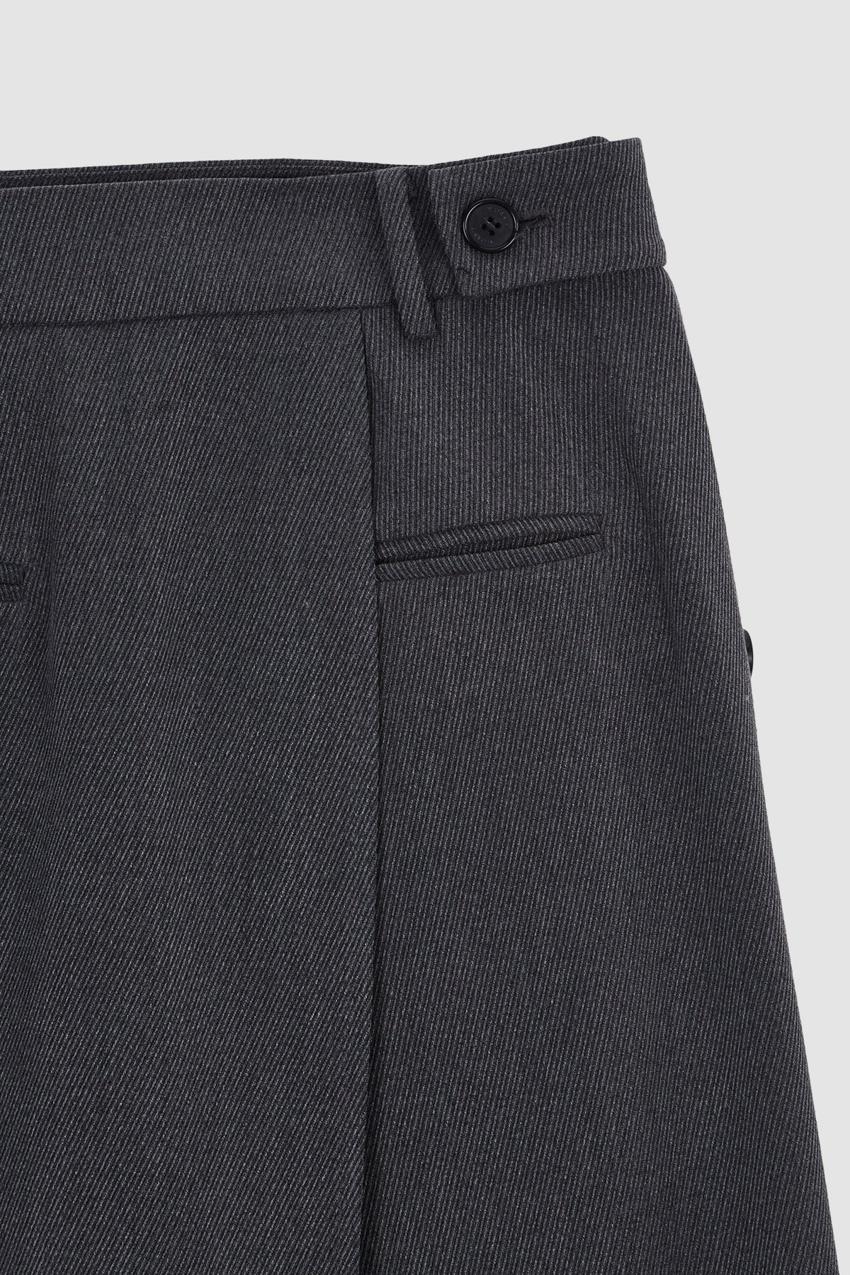 Matinkim Skirt Wrap Layered Pants IN Grey