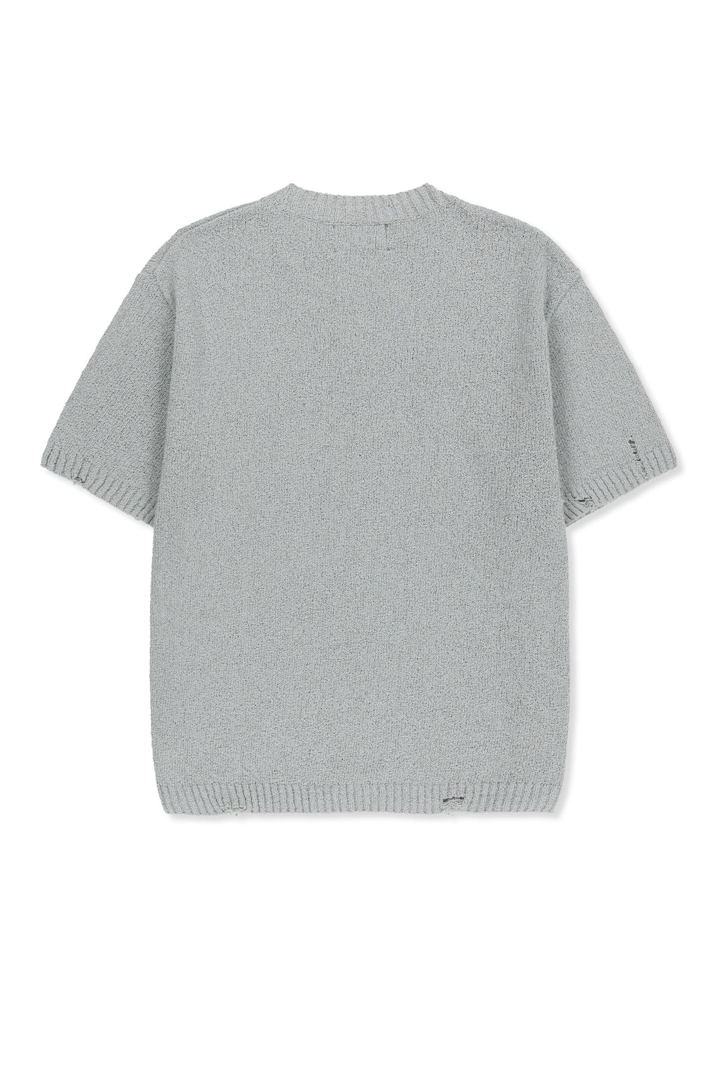 Matinkim Half Sleeve Logo Pullover For Men IN Light Grey