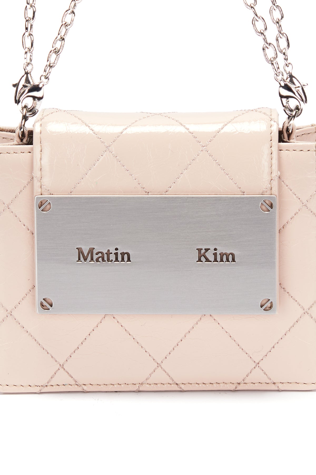 [matinkim] QUILTING ACCORDION MINI BAG IN BEIGE