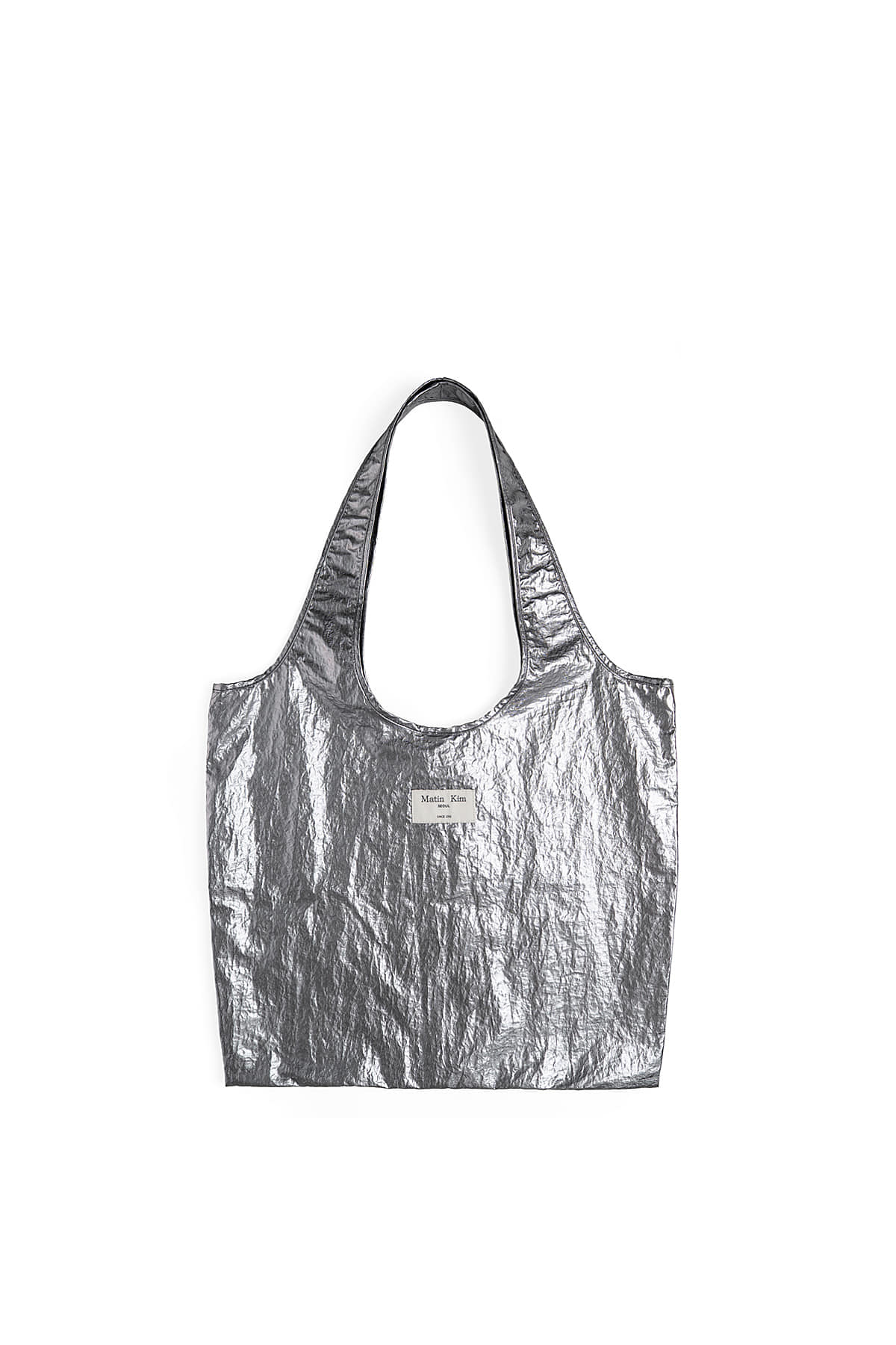 Matinkim Matin Line Stitch Ecobag IN Dark Silver