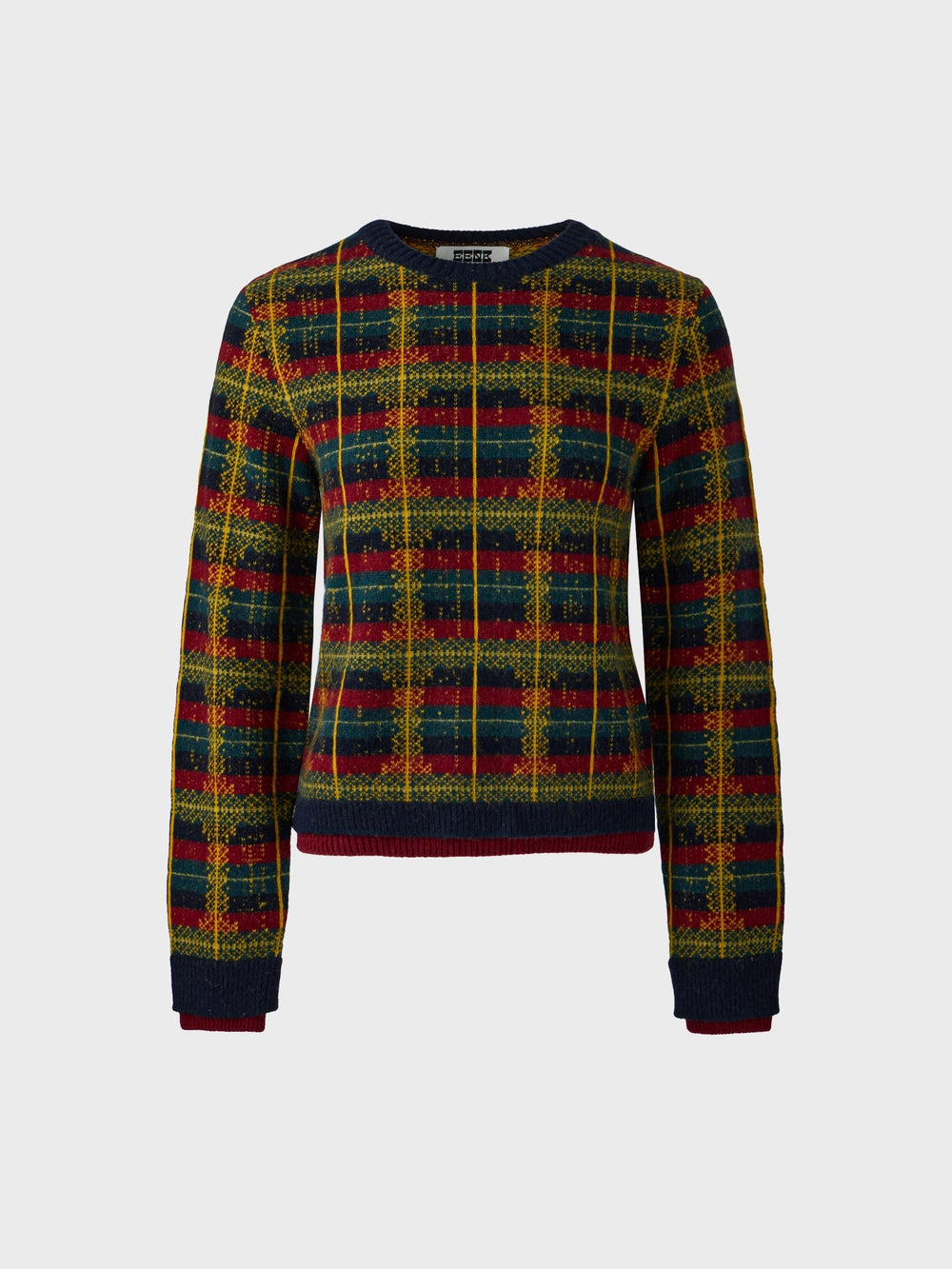 EENK Checked Knitwear Top - Multi