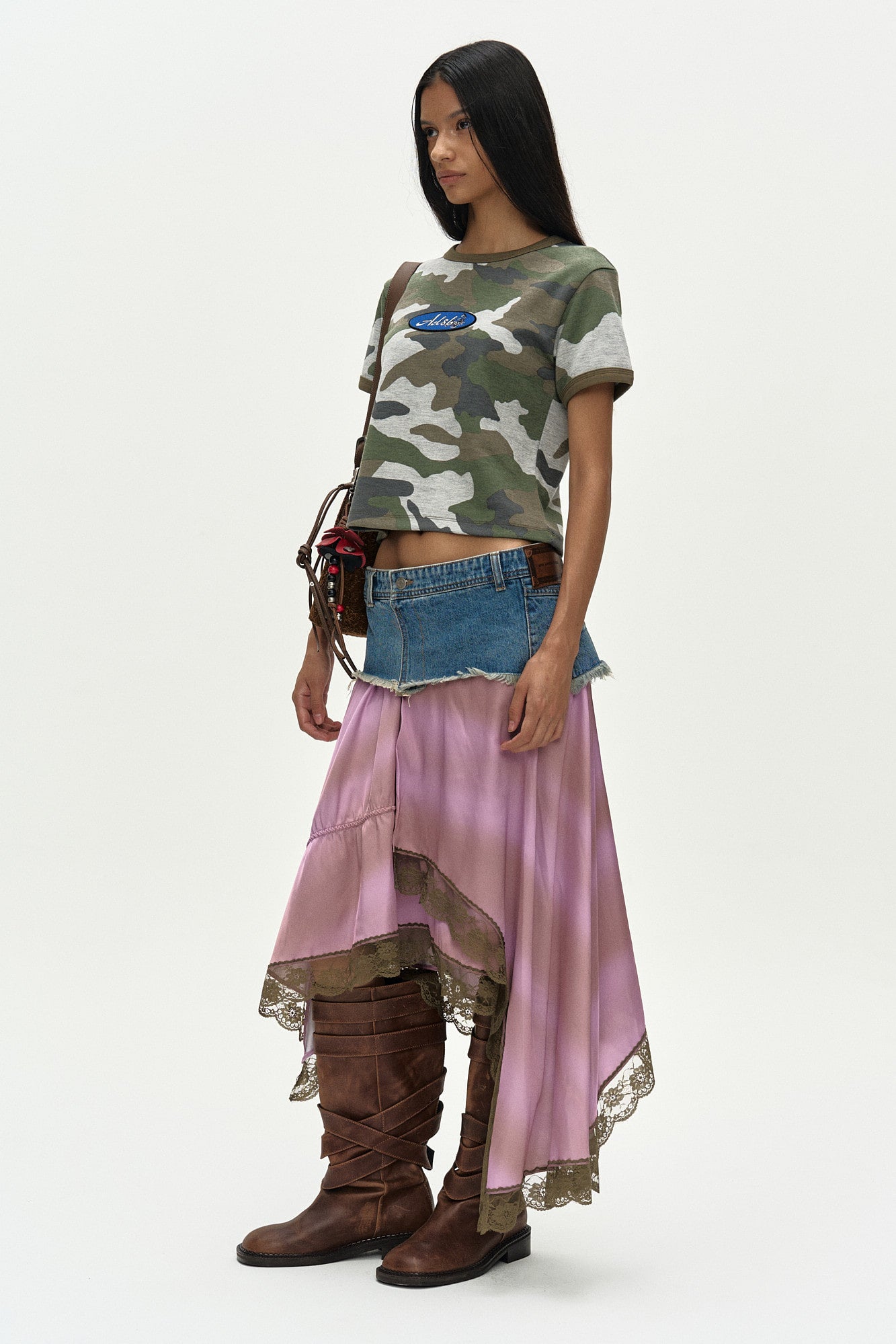 Andersson Bell (Essential) Camouflage Baby Ringer T-Shirt Camouflage)