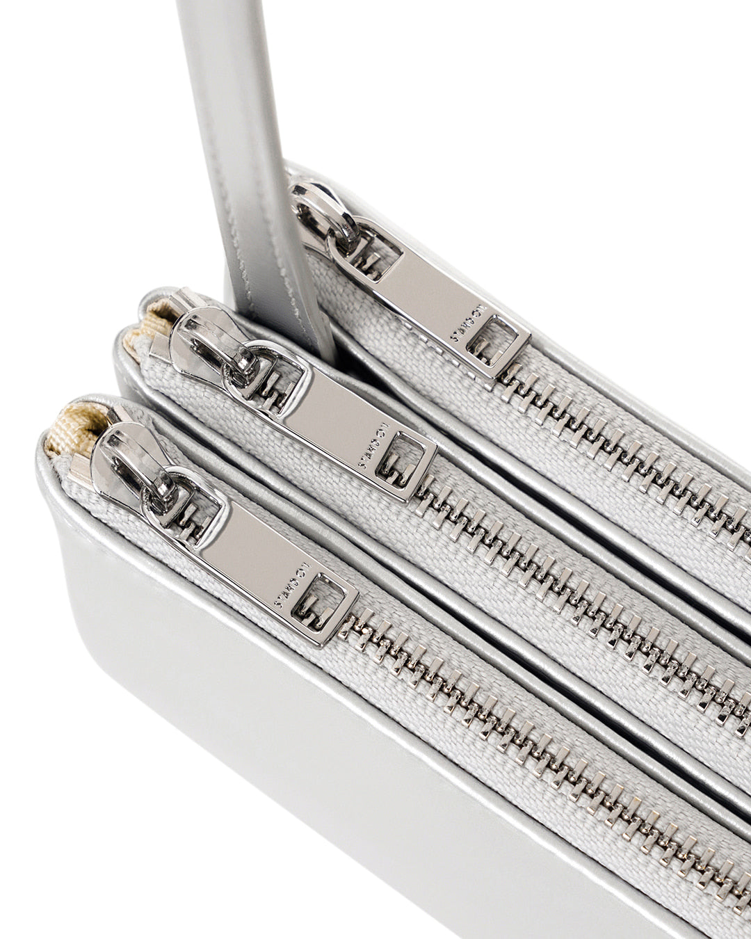 Standoil Cookie Accordion Bag / Silver