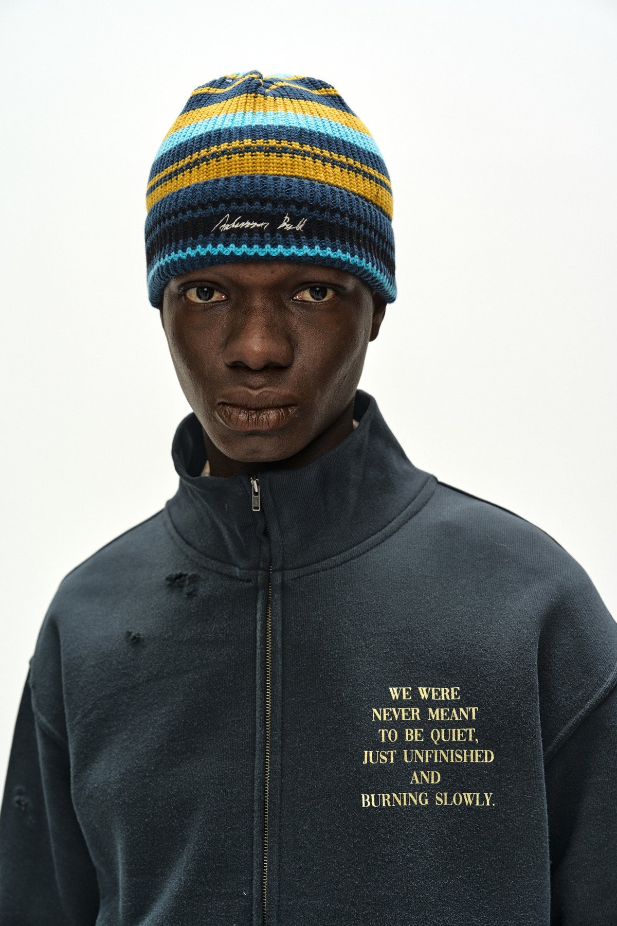 Andersson Bell Unisex Multi Stripe Beanie