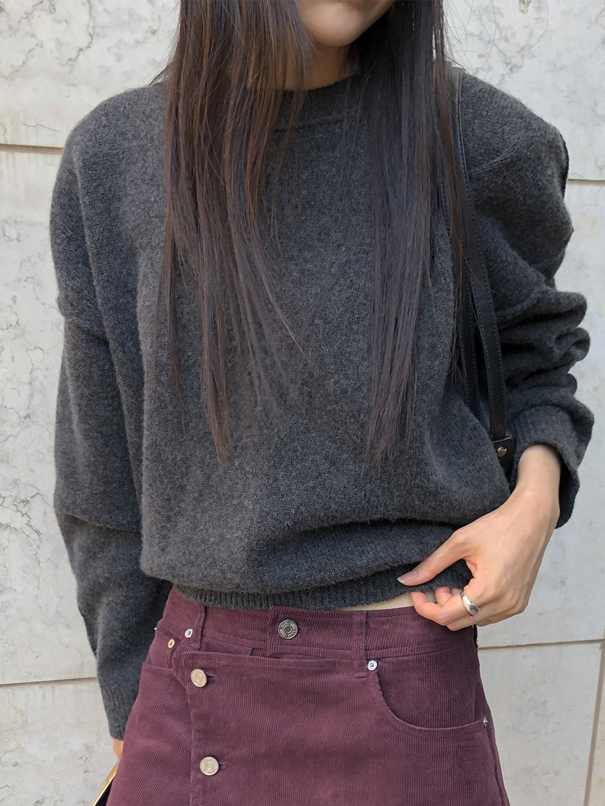 Raive Lambs Wool Round-neck Knit