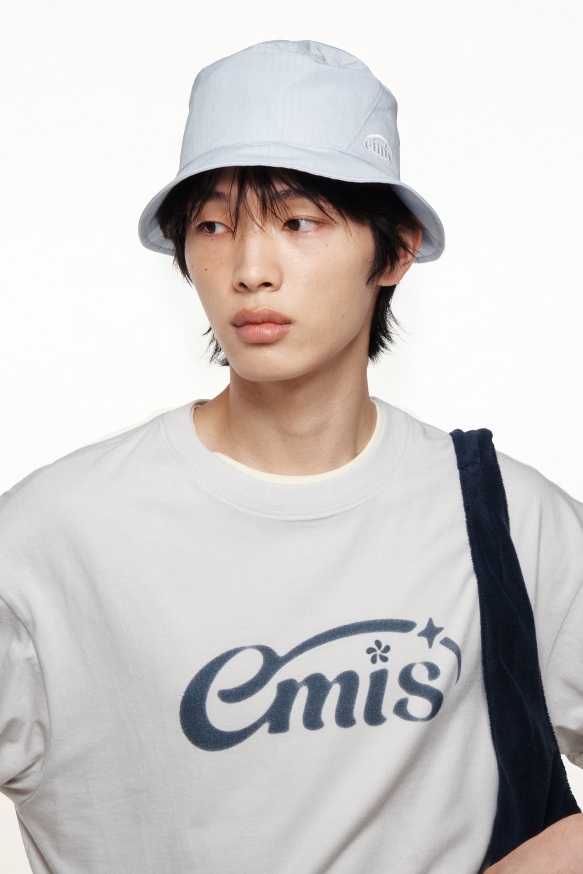 Emis Halo Logo T-Shirt-Light Gray