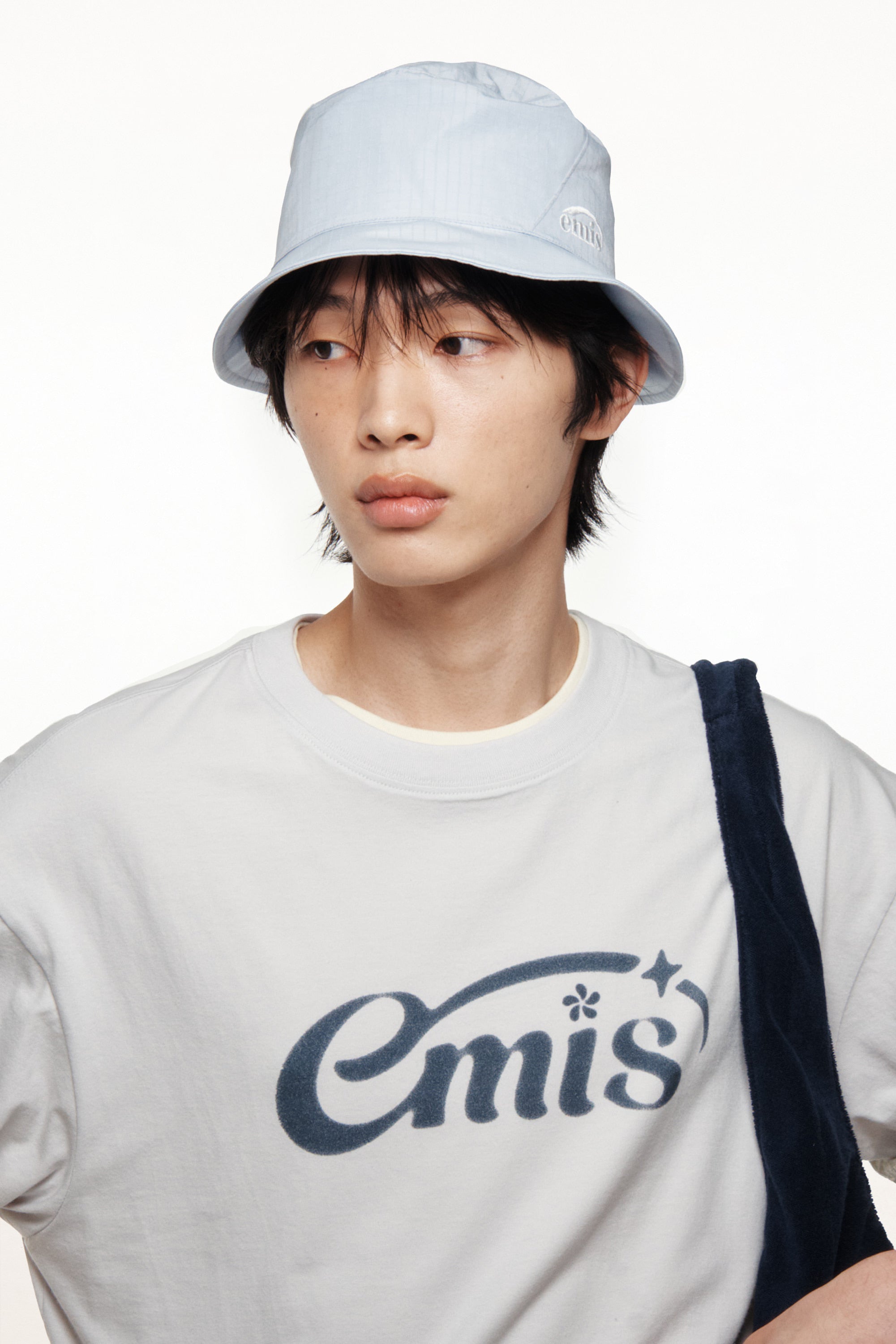 Emis Halo Logo T-Shirt-Light Gray