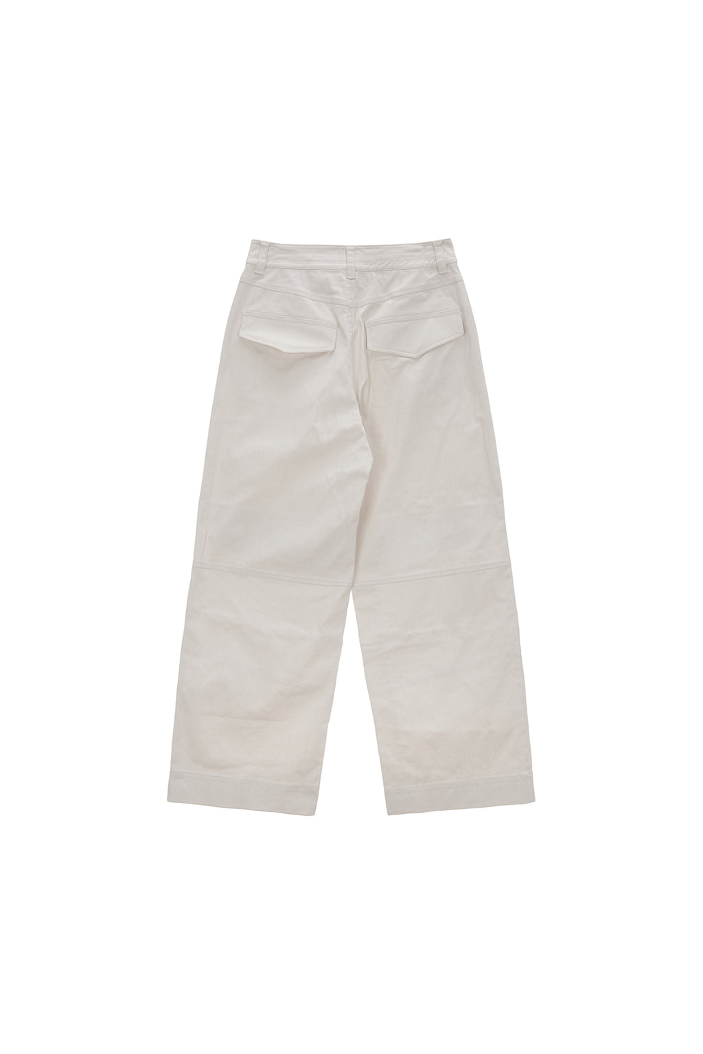 Matinkim Knee Big Pocket Cotton Pants IN Ivory